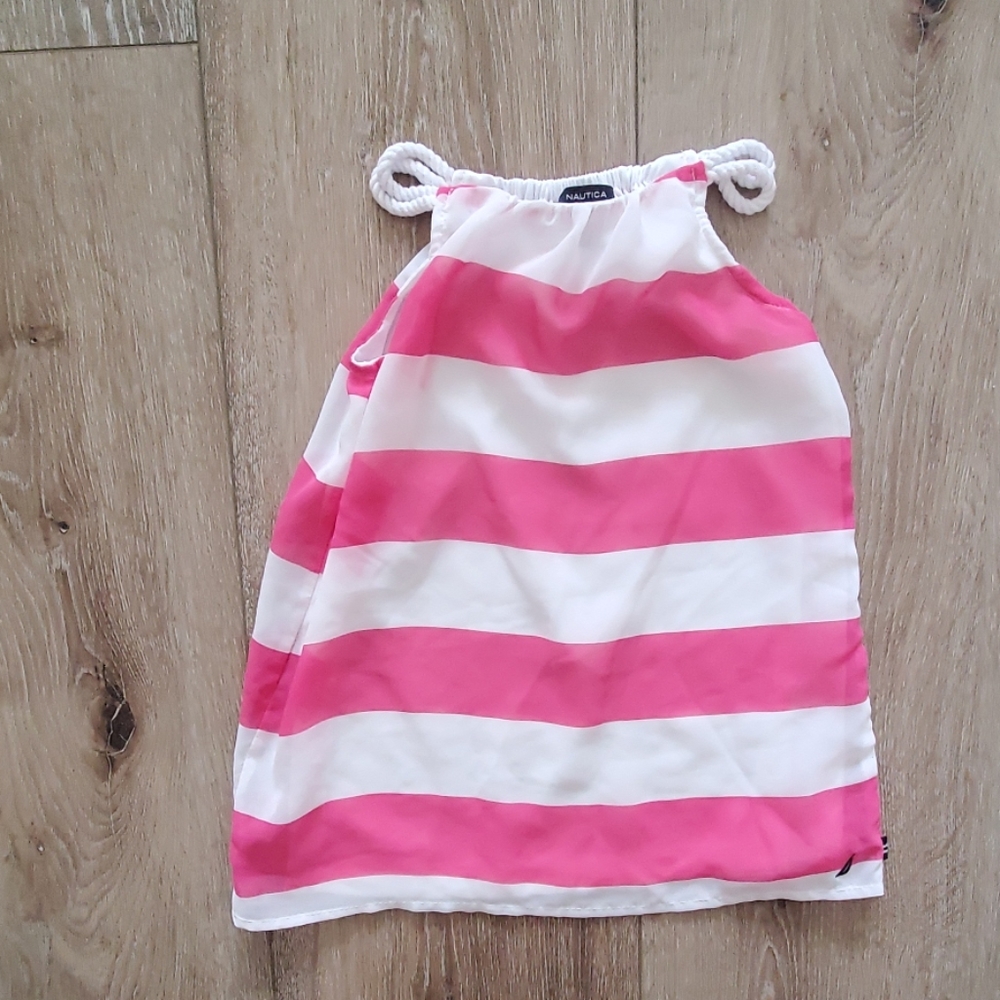 Pink & White Nautica Tank